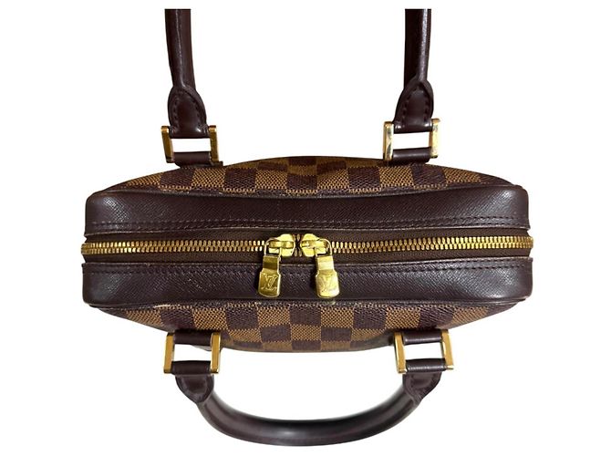 Borsa Louis Vuitton Brera Damier Marrone - vista 14
