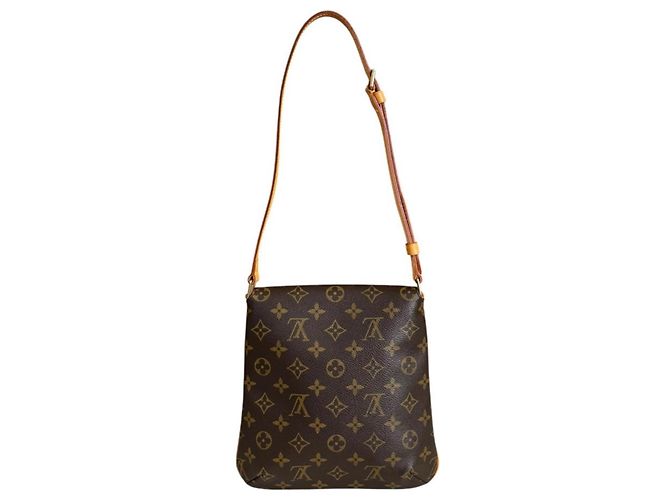 Borsa a tracolla Louis Vuitton Musette Salsa Short Monogram Marrone - vista 3
