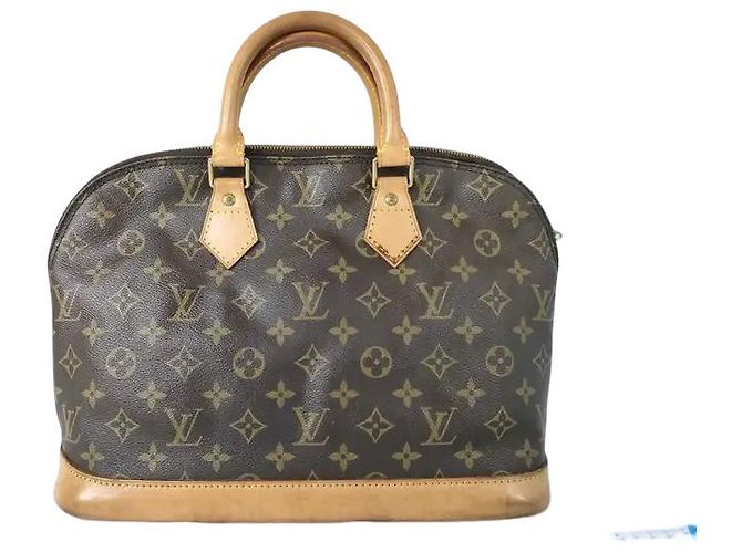 Louis Vuitton Vintage Alma Monogram Canvas PM Marrone - vista 2