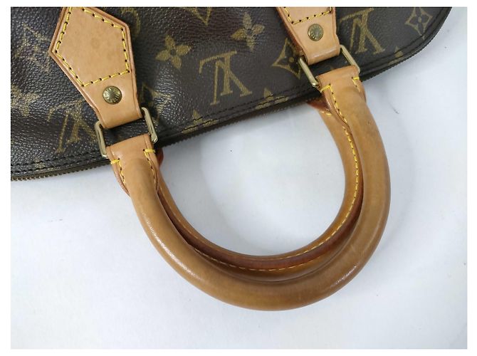 Louis Vuitton Vintage Alma Monogram Canvas PM Marrone - vista 3
