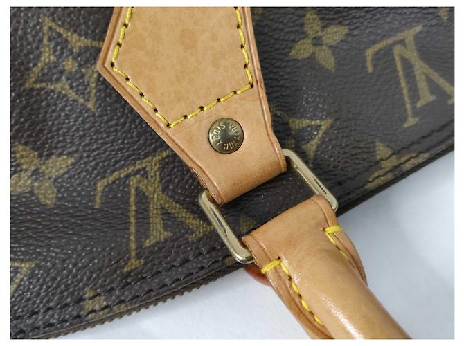 Louis Vuitton Vintage Alma Monogram Canvas PM Marrone - vista 5