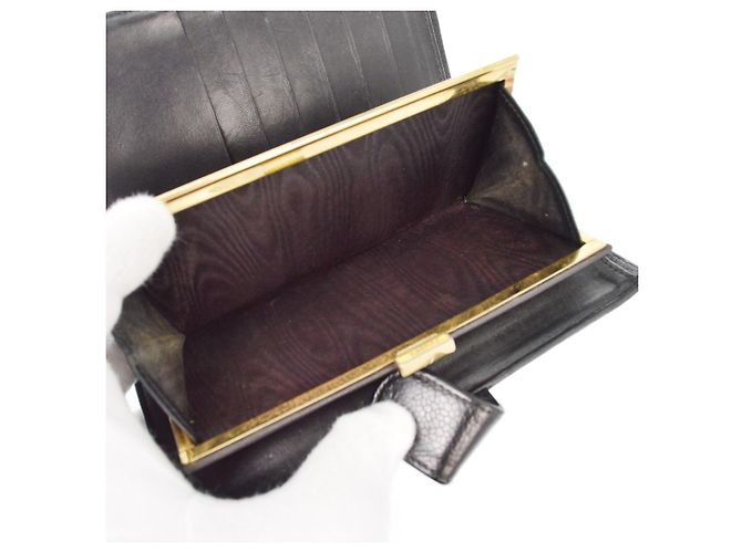 Chanel Timeless CC French Caviar Long Nero - vista 3
