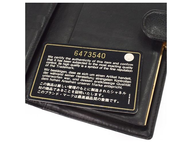 Chanel Timeless CC French Caviar Long Nero - vista 6
