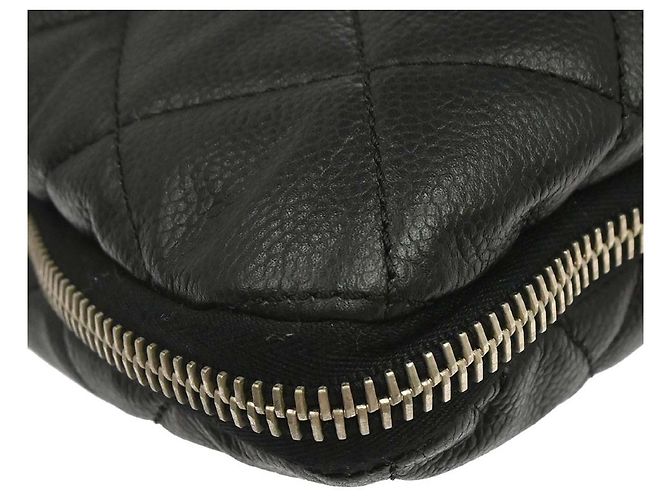 Chanel Timeless CC Expandable Tote aus gestepptem Caviar Large Schwarz - Ansicht 7