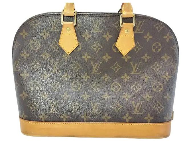 Louis Vuitton Vintage Alma Monogram Canvas PM Marrone - vista 2