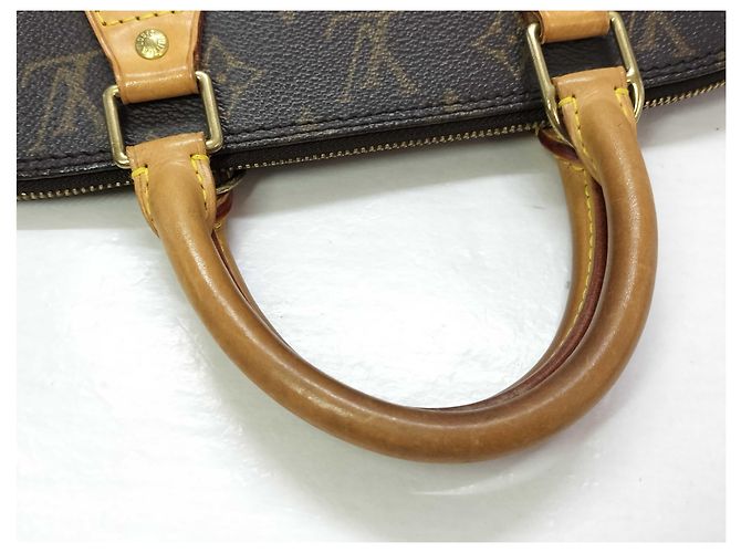 Louis Vuitton Vintage Alma Monogram Canvas PM Marrone - vista 3