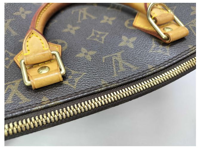 Louis Vuitton Vintage Alma Monogram Canvas PM Marrone - vista 6