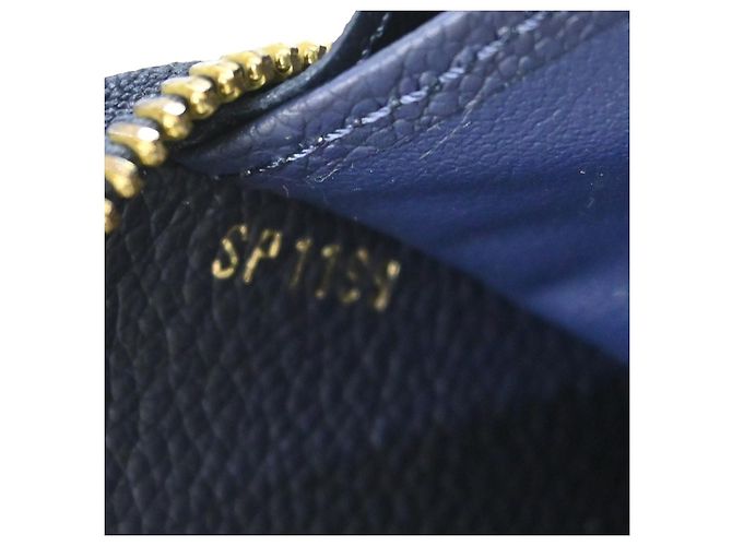 Louis Vuitton Portefeuille zippy Monogramme Empreinte Monogramme Empreinte Blu navy - vista 5