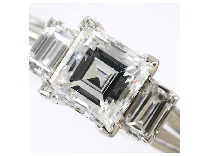 Autre Marque Platin-Diamant-Ring - Ansicht 2