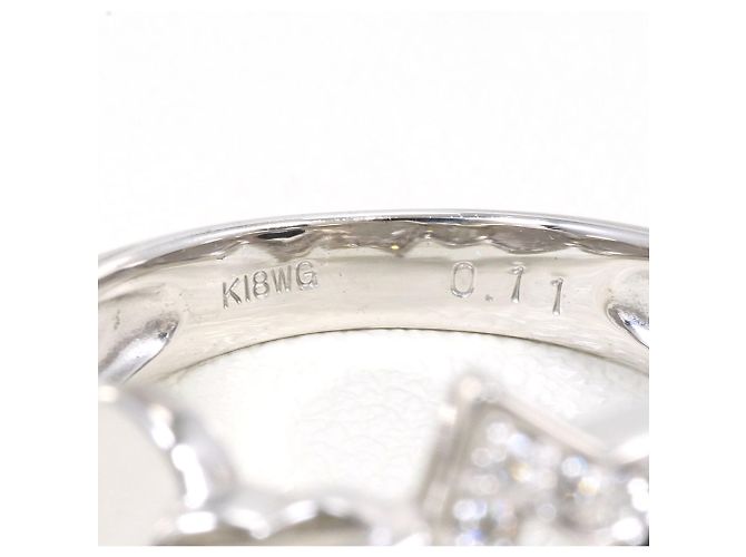 Autre Marque 18K Weißgold-Ring mit Diamant Golden - Ansicht 5