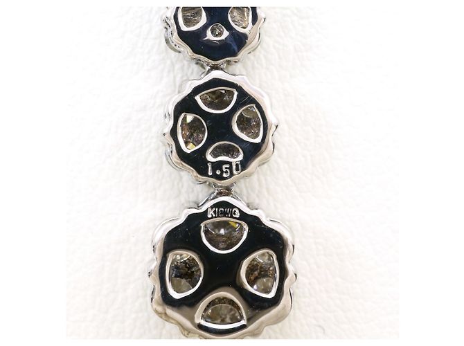 Autre Marque Elegante collana in oro bianco 18K e diamanti D'oro - vista 4