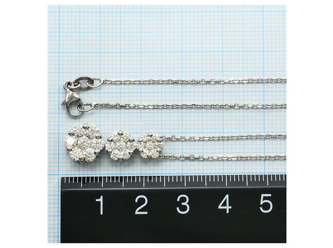 Autre Marque Elegante collana in oro bianco 18K e diamanti D'oro - vista 5