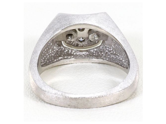 Autre Marque 18K Weißgold Diamantring Golden - Ansicht 4