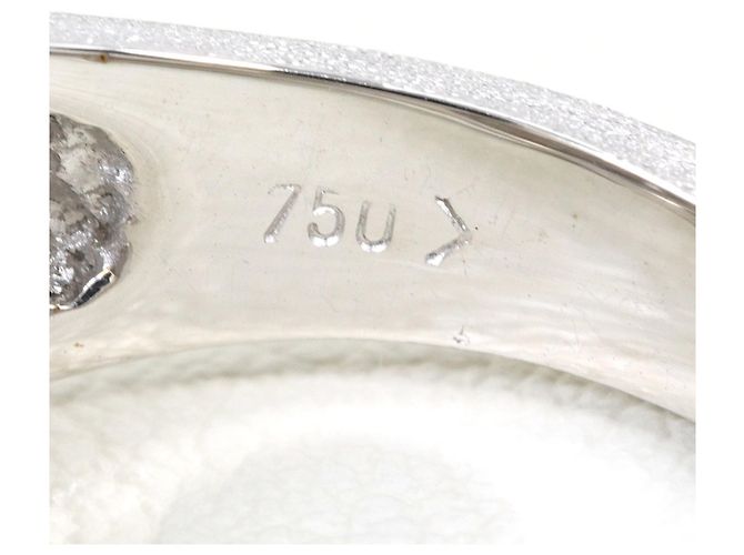 Autre Marque 18K Weißgold Diamantring Golden - Ansicht 5