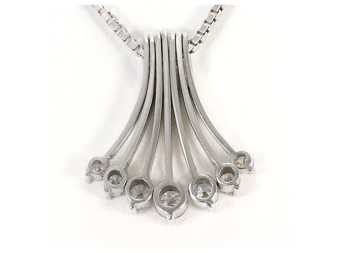 Autre Marque Collana in platino e diamanti - vista 3