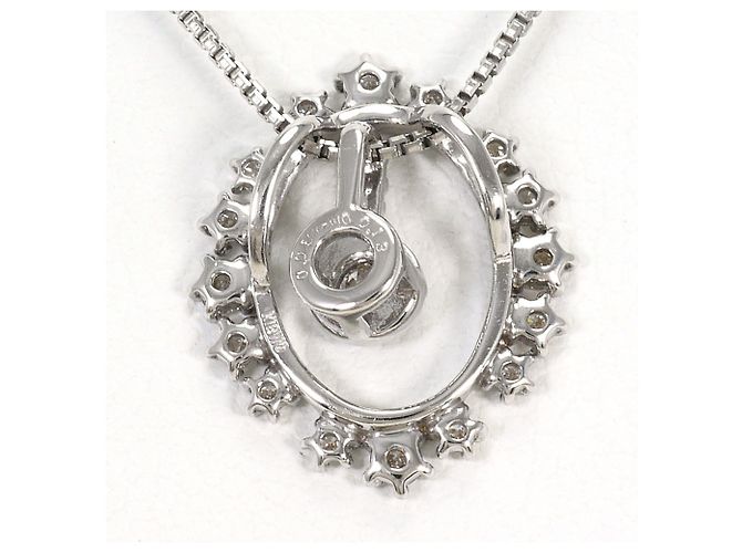 Autre Marque Collana in oro bianco 18K con diamanti D'oro - vista 3