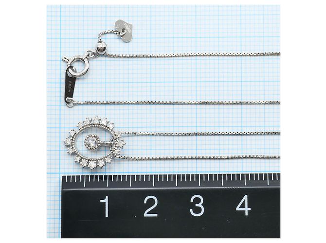 Autre Marque Collana in oro bianco 18K con diamanti D'oro - vista 5