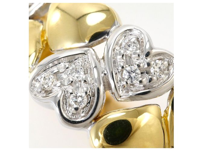 Autre Marque 18K Goldring mit Diamant Golden - Ansicht 2