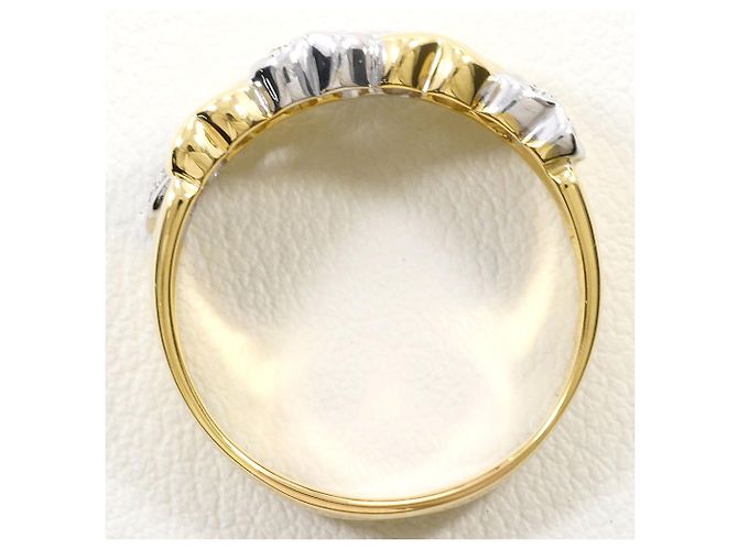 Autre Marque 18K Goldring mit Diamant Golden - Ansicht 3