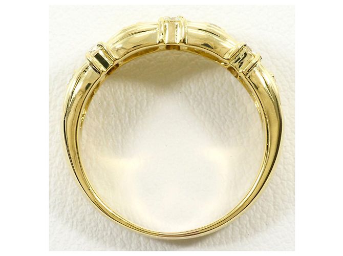 Autre Marque 18K Gelbgold-Ring mit Diamant Golden - Ansicht 3