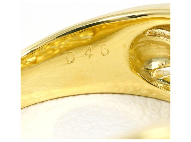 Autre Marque 18K Gelbgold-Ring mit Diamant Golden - Ansicht 6