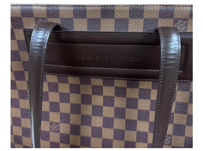 Borsa Tote Louis Vuitton Parioli PM Damier Marrone - vista 13