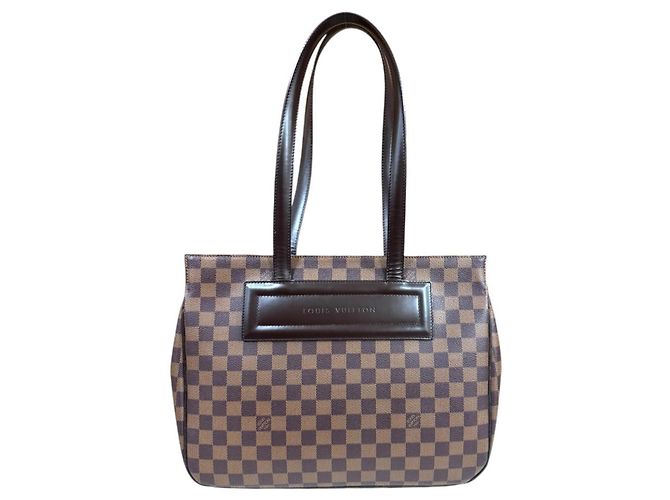 Borsa Tote Louis Vuitton Parioli PM Damier Marrone - vista 3