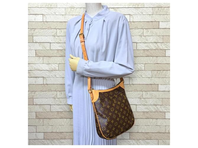 Borsa a Spalla Louis Vuitton Odeon PM Monogram Marrone - vista 2