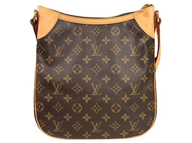 Borsa a Spalla Louis Vuitton Odeon PM Monogram Marrone - vista 3