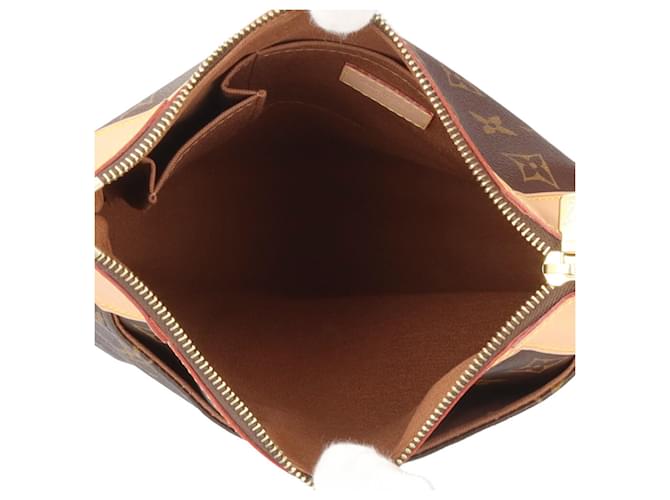 Borsa a Spalla Louis Vuitton Odeon PM Monogram Marrone - vista 6
