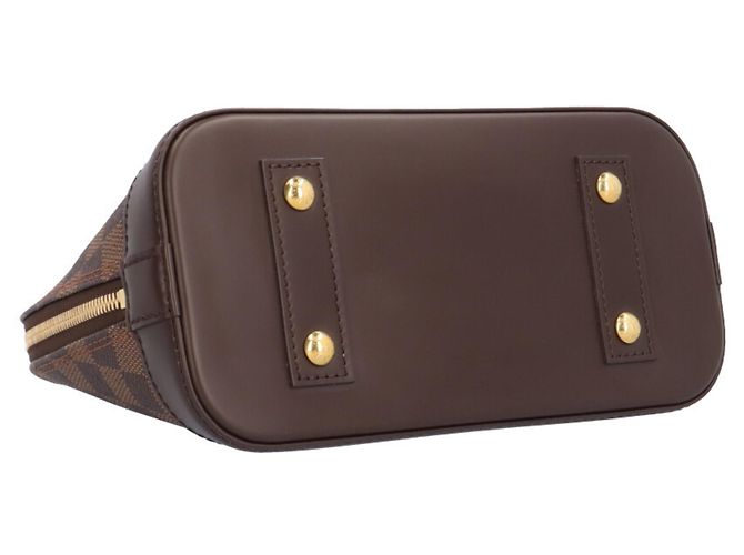 Borsa a tracolla Louis Vuitton Alma BB Damier Marrone - vista 6