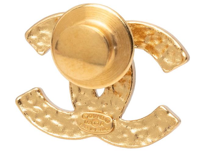 Chanel Coco Mark Brosche Schwarz Golden - Ansicht 2
