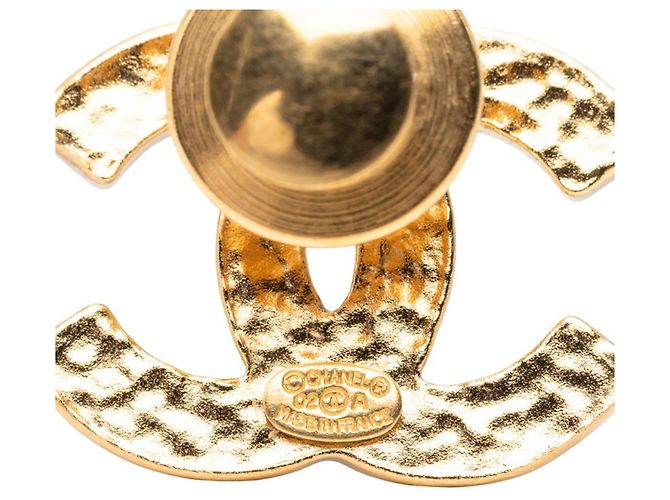 Chanel Coco Mark Brosche Schwarz Golden - Ansicht 3