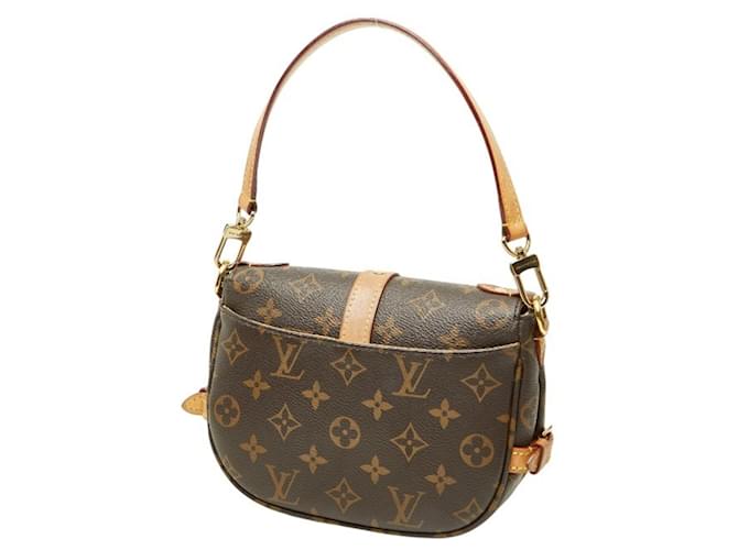 Borsa Louis Vuitton Monogram Saumur BB Marrone - vista 2