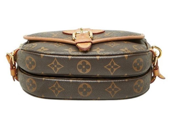 Borsa Louis Vuitton Monogram Saumur BB Marrone - vista 3