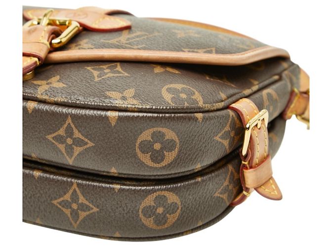 Borsa Louis Vuitton Monogram Saumur BB Marrone - vista 4