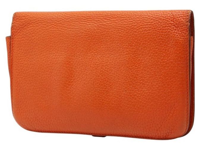 Hermès Hermes Dogon GM Bifold Long Wallet Orange - Ansicht 2