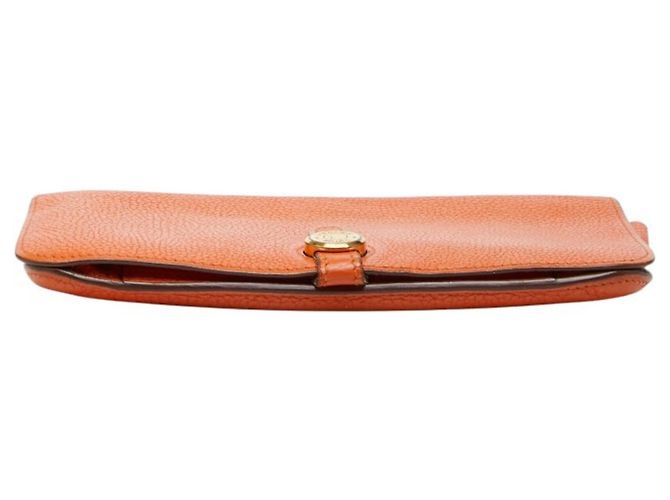 Hermès Hermes Dogon GM Bifold Long Wallet Orange - Ansicht 3