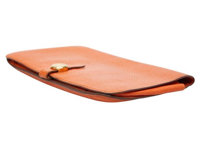 Hermès Hermes Dogon GM Bifold Long Wallet Orange - Ansicht 4