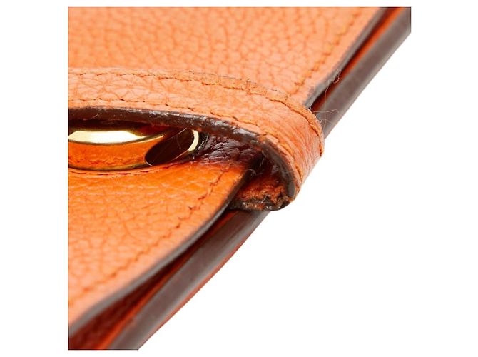 Hermès Hermes Dogon GM Bifold Long Wallet Orange - Ansicht 7