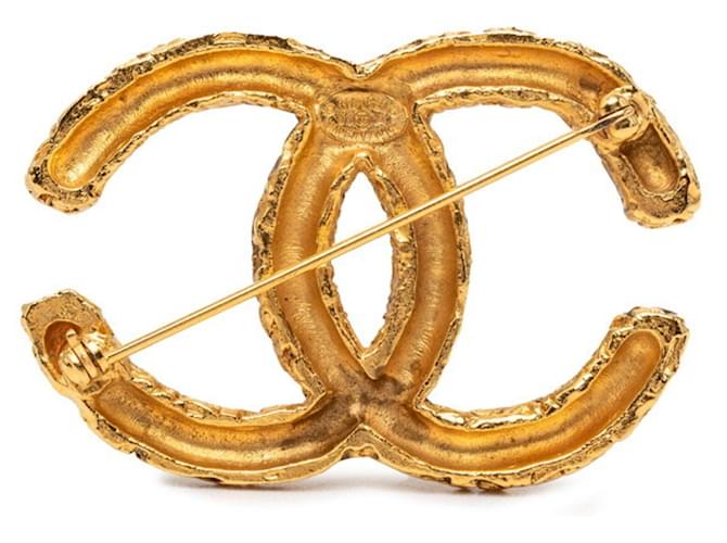 Spilla Chanel Coco Mark Lava D'oro - vista 2