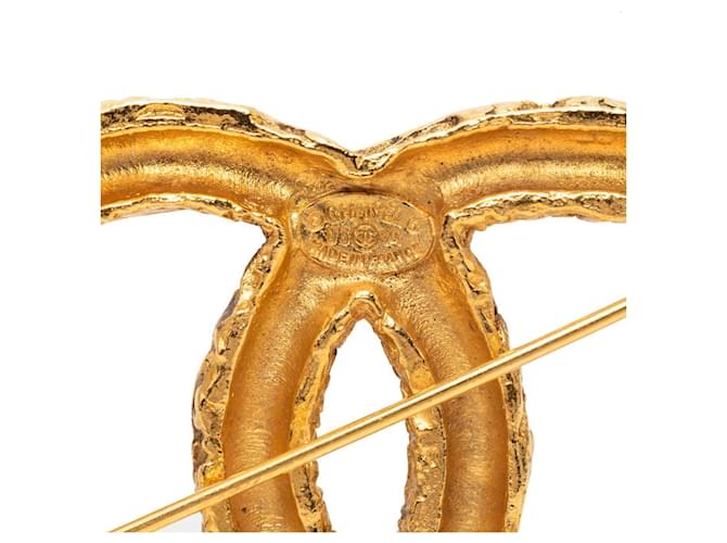 Spilla Chanel Coco Mark Lava D'oro - vista 3