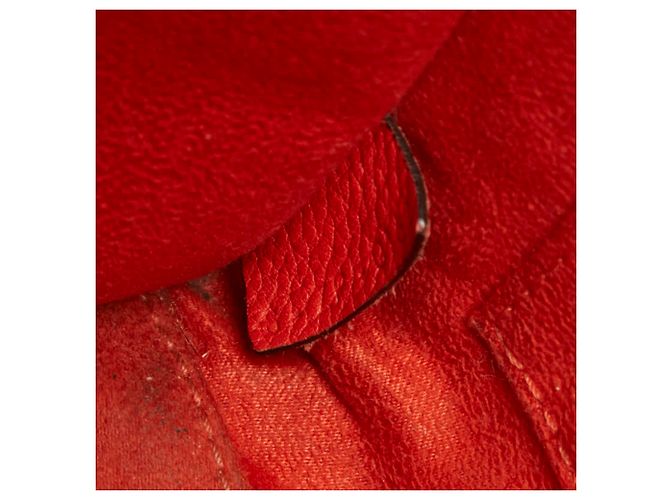Céline Celine Luggage Nano Shopper Handtasche Rot - Ansicht 10