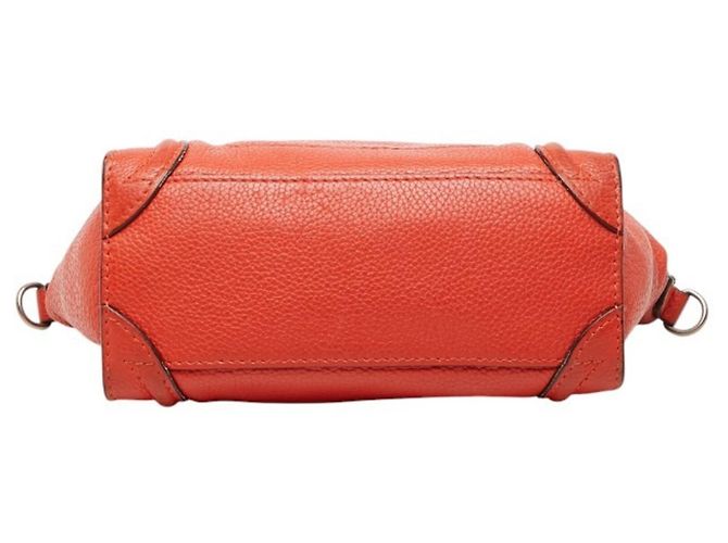 Céline Celine Luggage Nano Shopper Handtasche Rot - Ansicht 3