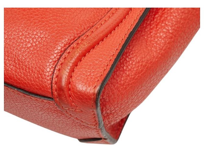 Céline Celine Luggage Nano Shopper Handtasche Rot - Ansicht 6