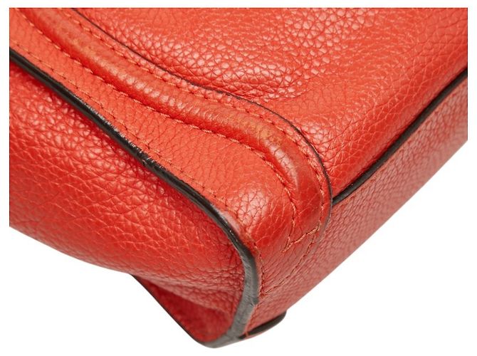 Céline Celine Luggage Nano Shopper Handtasche Rot - Ansicht 7