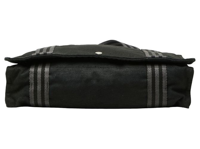 Hermès Borsa a tracolla e a spalla Hermes Fourre-Tout Bassas MM Marrone Nero - vista 3