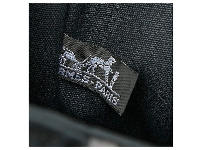 Hermès Borsa a tracolla e a spalla Hermes Fourre-Tout Bassas MM Marrone Nero - vista 9