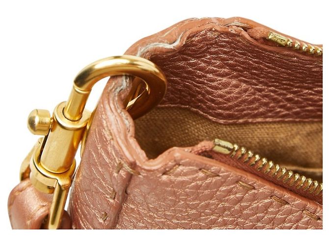 Borsa a tracolla Fendi Selleria Crossbody Rosa - vista 7