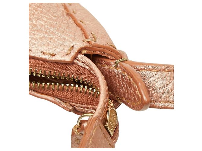 Borsa a tracolla Fendi Selleria Crossbody Rosa - vista 8